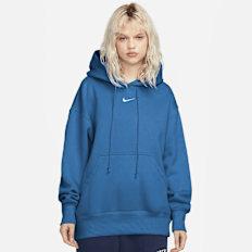 Nike Sportswear Phoenix Fleece Oversized Hoodie Blau