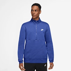 Nike Sportswear Club Half-Zip Top blau