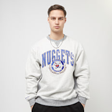Mitchell & Ness NBA Premium Fleece Crew Denver Nuggets grau