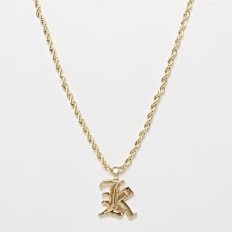 Karl Kani Old Englisch Charm Helix Chain zlatna