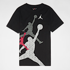 Jordan Gradient Stacked Jumpman Shortsleeve Tee schwarz
