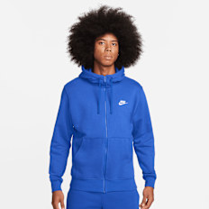 Nike Sportswear Club Hoodie Full zip BB blau