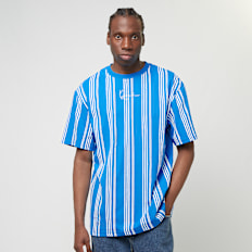Karl Kani Small Signature Striped Tee niebieski