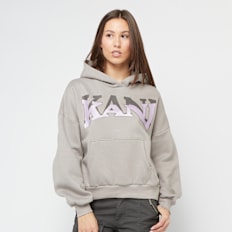 Karl Kani Woven Signature Glitter Oversized Hoodie grigio