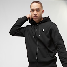 Polo Ralph Lauren Double Knit Fullzip Hoodie schwarz