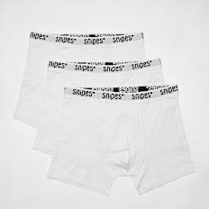 SNIPES 3 PACK - White Tape Pack Briefs Boxershorts bianco
