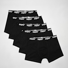 SNIPES 5 PACK - Black Tape Briefs Boxershorts zwart