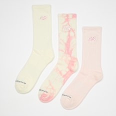 New Balance 3 PACK - Embroidery Logo + Tie Dye Crew multicolor