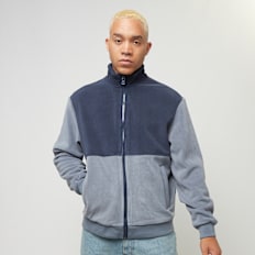 Urban Classics Colour Block Polar Fleece Jacket blauw