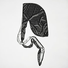 Karl Kani Monogram All Over Print Durag negro