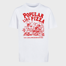 Mister Tee - Kids Like Pizza Tee biały