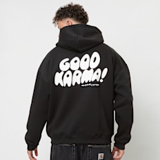 Another Cotton Lab Good Karma Club Oversize Hoodie Schwarz