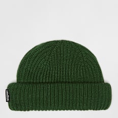 SNIPES Woven Flag Label Basic Fisherman Beanie dark green zelena