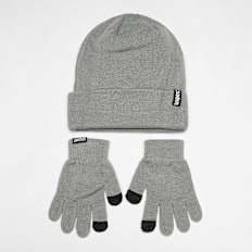 SNIPES Woven Label Basic Junior Knit Set grey cinzento