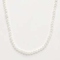 fainz Pearl Chain Bianco