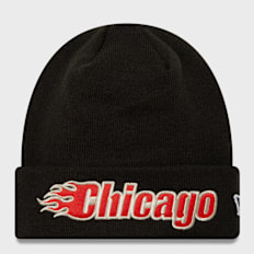 New Era Beanie Metallic NBA Chicago Bulls noir