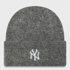 New Era Female Wide Cuff Beanie MLB New York Yankees dgr szary