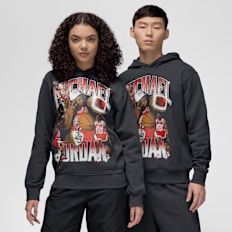Jordan Flight Graphics Fleece Hoodie siva