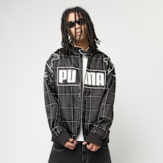 PUMA Archive Seasonal Relaxed Racer Jacket crna