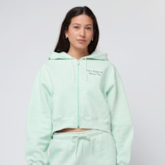 New Balance Waist Length Full Zip Hoodie vert