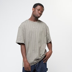 Karl Kani Small Signature Logo Pinstripe grau