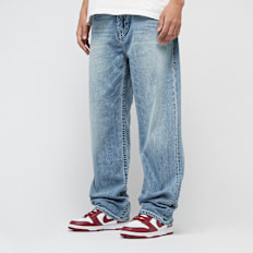 True Religion Bobby Relaxed Baggy Jeans niebieski