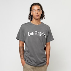 Mister Tee Los Angeles Wording Tee grijs