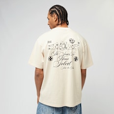 zəяo si:x nœf Primary Logo Community Tee beige