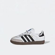 adidas Originals Samba OG Comfort Closure Elastic Lace Crianças Pequena branco