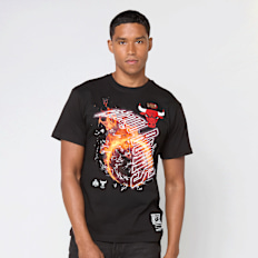 Mitchell & Ness NBA Chicago Bulls HWC Blaze Graphic Tee czarny