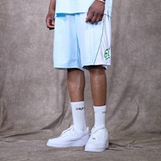Sprite x SNIPES Flame Mesh Shorts azul