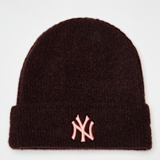 New Era Female Wide Cuff Beanie New York Yankees brun