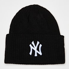 New Era Wide Cuff Beanie New York Yankees Schwarz