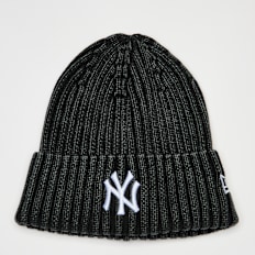 New Era Washed Beanie MLB New York Yankees crna