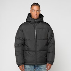 Urban Classics Shiny Puffer Jacket With Hood nero