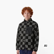 Karl Kani Og Teddy Zip Jacket Junior negro