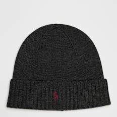 Polo Ralph Lauren Fold-Over Cold Weather Hat siva