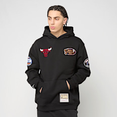 Mitchell & Ness NBA Black Out Collection Hoodie Chicago Bulls zwart