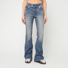 True Religion Joey Low Rise Flare Flap blu