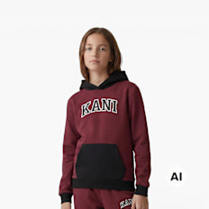 Karl Kani Serif Hoodie Junior rojo