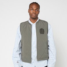 Prohibited Quilted Club Vest zelena