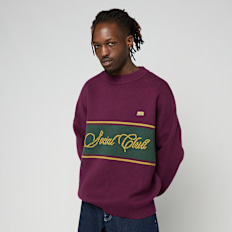Prohibited Contrast SC Knit Sweater ljubičasta