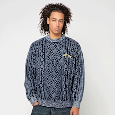 Another Cotton Lab Another Kable Knit Sweater azul