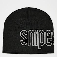 SNIPES Outline Seasonal Logo Skully Beanie zwart