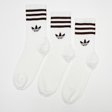 adidas Originals 3 PACK - 3-Stripes Crew Socks weiß