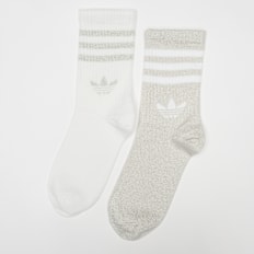 adidas Originals 2 PACK - 3-Stripes Glitter Crew Socks multicolor