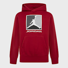 Jordan Essential Fleece Baseline Pullover czerwony