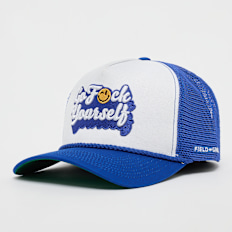 Field Grade Go F Yourself Twill Mesh Trucker niebieski