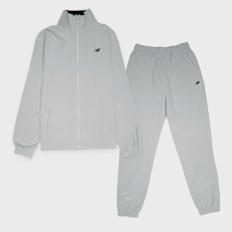 New Balance Quarter Zip Funnel & Jogger Set gris