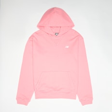 New Balance Small Logo Hoodie lichtroze